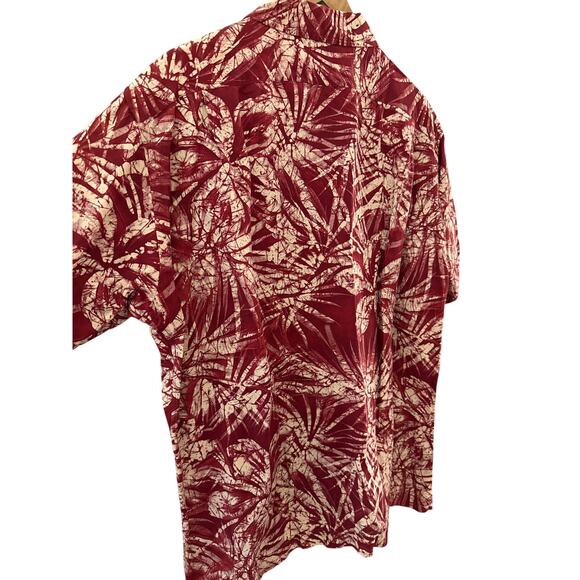 Polo Ralph Lauren Clayton Silk & Linen Button Up Hawaiian Shirt Size Large - Picture 8 of 8